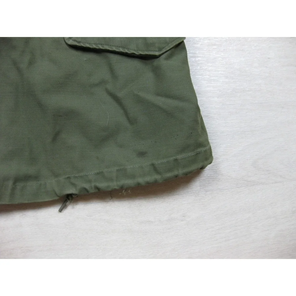 Vintage 70s US Army M65 Military Field Jacket (S) Cold Weather Vietnam Red Devil